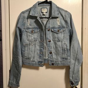 Distressed Denim Jacket